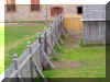 Governor's animal stockade showing fence supports P6200017.JPG (656451 bytes)